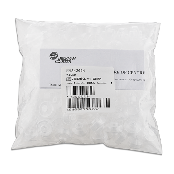 342634_2.4 mL Polyethylene Liner, 100Pk