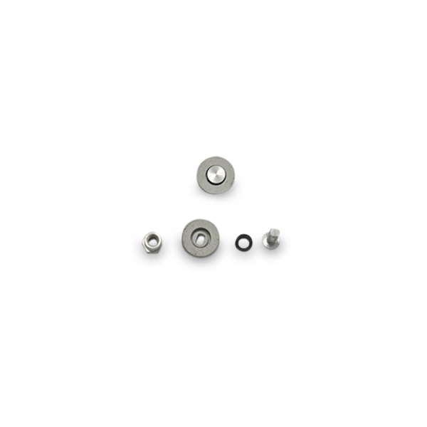 303624_8mm Diameter Aluminum Tube Cap Assembly, Quantity of One